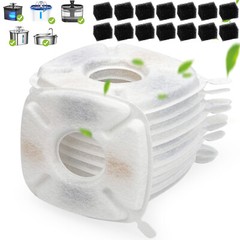 28pcs Pet Cat Water Fountain Replacement Filters Fits for Veken 95/ 67/135oz
