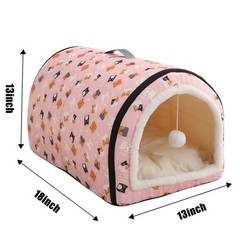 Cozy Cat Bed Cave Cat Bed for Kittens and Small Pets Kitten Bed Hideout House…