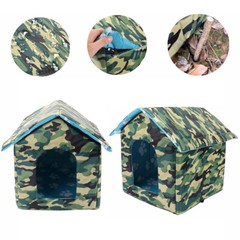 13*11.8*13.8″ Outdoor House Pet Shelter Tent Bed for Cats Small Dogs Collapsible