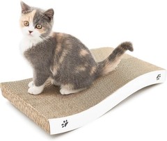 Durable Cat Scratcher Pad Corrugated Cardboard Heavy Duty Reversible for Indoor