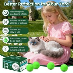 12 Pack Cat Repellent Outdoor Indoor, Cat & Dog Nature Repellents Peppermint …