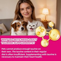 7OZ Taurine for Cats & Dogs with CoQ10 – Heart Supplement Powder Support