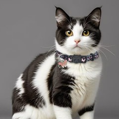 Cat Collar Breakaway, 2 Pack Cotton Kitten Collars with 7-11”, Butterfly