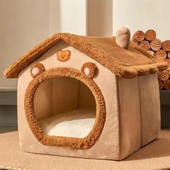 Cat Bed – Removable Washable Pet House for Small Dogs and Cats – Cozy Cave