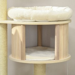 3-Level Cat Tree with Sisal Scratching Posts for Playing