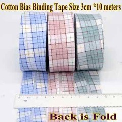 Color: NICKEL, Size: L – Cotton Bias Binding Tape Size 3cm *10meter Solid Color