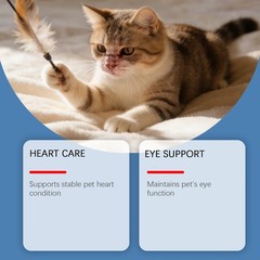 Premium Cat Taurine Powder Supplement – Essential Eye & Heart Health Support for