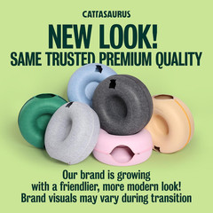Peekaboo Cat Cave Donut for Multiple & Large Cats up to 30-45 Lbs, 3-In-1 Self W