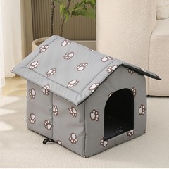Cat Houses for Outdoor Cats, Feral Cats Dogs House, Weatherproof Warm and Insula