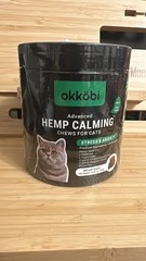 Hemp Calming Chews for Cats Anxiety 200 pc Feline Anxiety Relief Melatonin 04/27