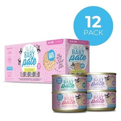 Tiki Pets Tiki Cat Baby Pate Wet Cat Food For Kittens Variety Pack 2.4 Oz. Can