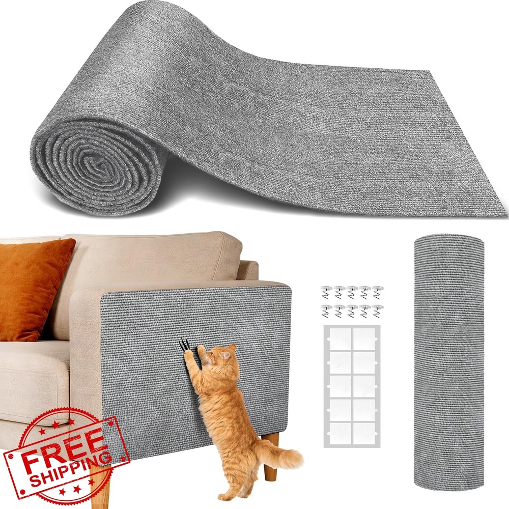 SEPAZON cat scratch protector light grey 39.3×15.8in