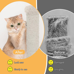 164ft Sisal Rope Cat Scratching Post Natural Hemp Twine White DIY