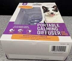 SENTRY Portable Pheromone Calming Diffuser for Dogs 30 Days Bark Chew Marking