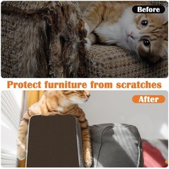 Inchoco Cat Scratch Protectors for Furniture – 40″ x 15.8″ x 40″, Brown