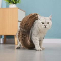 No Crumbs Kitty Kurlz Cat Toy Wear-Resistant Cat Scratching Board A+US 2025