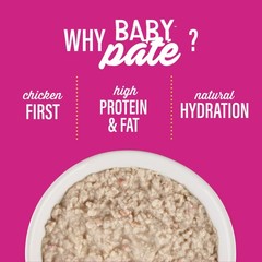 Tiki Pets Tiki Cat Baby Pate Wet Cat Food For Kittens Variety Pack 2.4 Oz. Can