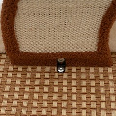 23.6” Green Tree Cat Bed Cat Cozy Condo with Scratching Post Padded Bed