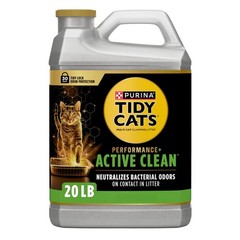 Cats Performance Plus Active Clean Cat Litter, Refreshing Scent, 20 lb Jug