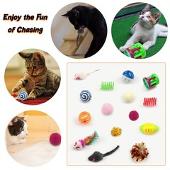 Cat Toys Kitten Toys Assortments 32 Packs Cat Toys Variety Pack for Kitty Cat