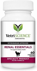 VetriScience Laboratories-Renal Essentials, Kidney Health Support for Cats, 60ct