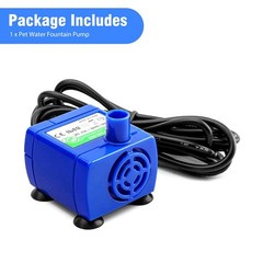 Low Consumption Cat Fountain Pump, 1.5W DC 5V Replacement Pump for Water Bowl
