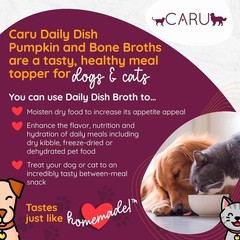 CARU Daily Dish Chicken Broth Meal Topper for Dogs and Cats – 1.1 lbs