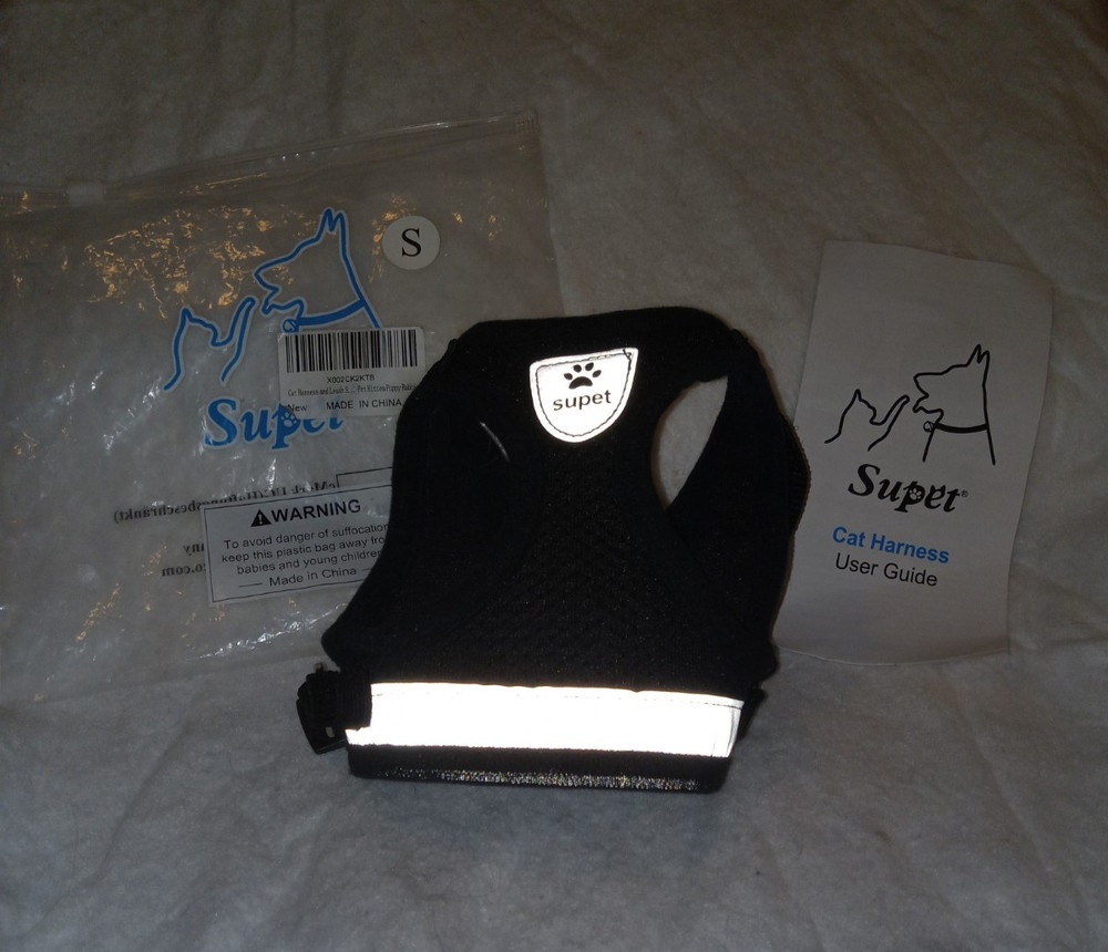 Supet Cat Harness Vest, Small, Leash Not Included