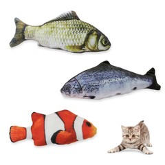 Andiker Cat Interactive Toys (3Pcs), Cotton Natural (brown, gray, white)