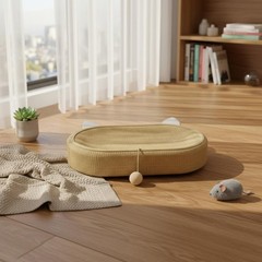 Cat Scratcher Lounger Long-Lasting Cat Scratcher Lounge Ergonomic Curved Design