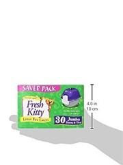 30 Count Litter Box Liners Super Thick, Durable, Easy Clean Up Jumbo Scented,…