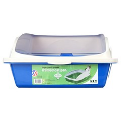 Van Ness Large Framed Cat Pan (Cat Litter Box with Rim)