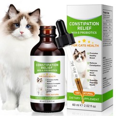 Cat Constipation Relief, Relief for Cats | with 6 Active green