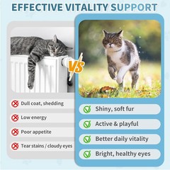 Taurine for Cats Vitamins Treats Snacks – Cat Multivitamin 500 Crunchy & Creamy