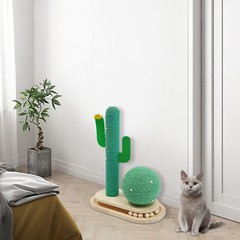 Road Cat Scratching Post Cactus Cat Scratcher Kitten Condo Tower House Bed