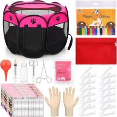 45 Pcs Puppy Dog Kitten Whelping Supplies Starter Kit for Birth Include Pet ….