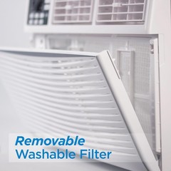 BLACK+DECKER Window Air Conditioner 8,000 BTU, AC Window Unit Cools Up to 350 Sq