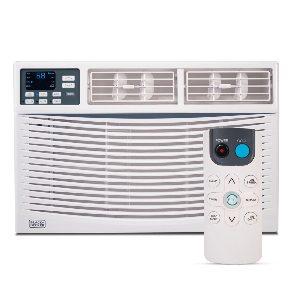 BLACK+DECKER Window Air Conditioner 10,000 BTU, AC Window Unit Cools Up to 450 S