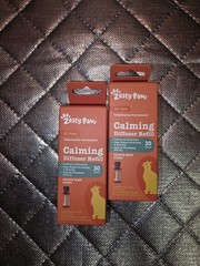 Zesty Paws Calming Diffuser Refill Orchid Mist 30 Days Exp 07/2028 Lot Of 2