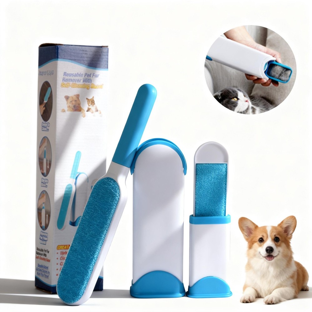Lint Brush and Pet Hair Remover for Laundry, Clothes, Couches, Car Seats,
