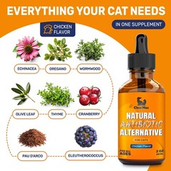 Natural Infection & Allergy Relief for Cats | Joint Support | Antibiotic drops