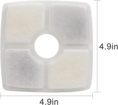 6-Pack Cat Fountain Filters – Carbon & Pre-Filter Sponges Included