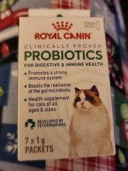 Royal Canin Probiotics for Cats Digestive Immune Health Powder 7ct EXP Aug 2026