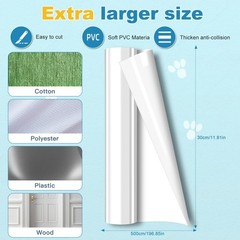 Durable Vinyl Cat Scratch Furniture Protector Couch Sofa Tape 12×200
