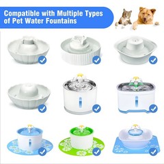 Pet Fountain Pump DC 5V 1.5W, Ultra Quiet Replacement for Cat Drinking Fountain