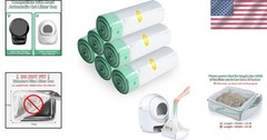Cost-Effective 120 Count Heavy Duty Cat Litter Liners – Easy Tear Design