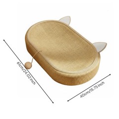 Cat Scratcher Lounger Long-Lasting Cat Scratcher Lounge Ergonomic Curved Design