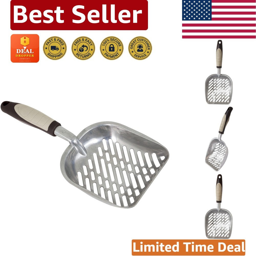 Ergonomic Cat Litter Scoop – Large Non-Stick with Deep Shovel Design