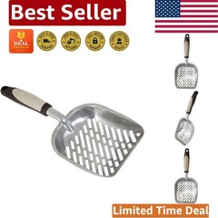 Ergonomic Cat Litter Scoop – Large Non-Stick with Deep Shovel Design