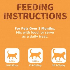 Just Try 16 OZ Krill Chicken Cat Treats – Freeze-Dried Shrimp Snacks with Om…